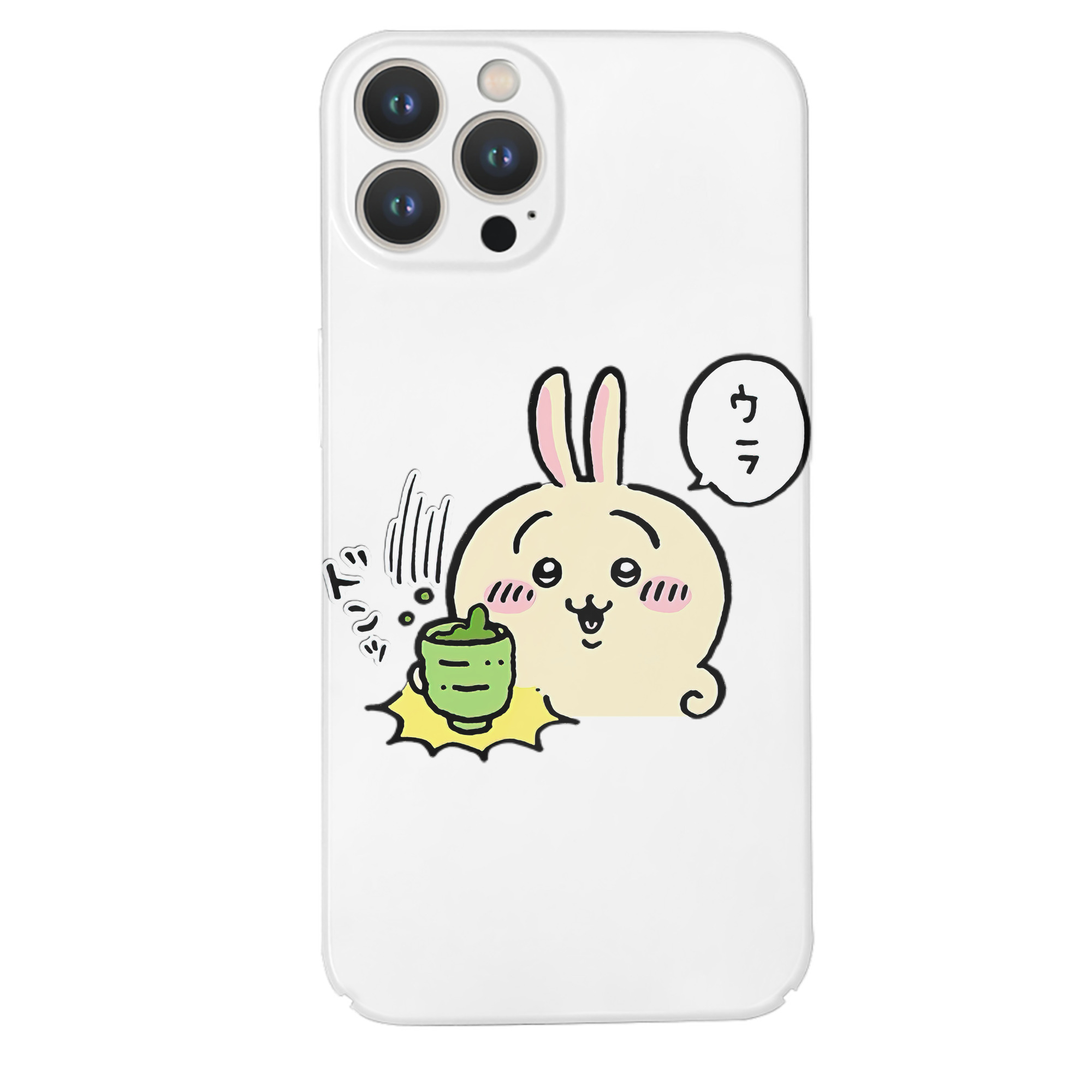 （画像用） ちいかわ うさぎ Chii-kawa usagi 【iPhone 14シリーズ対応】ハードケース